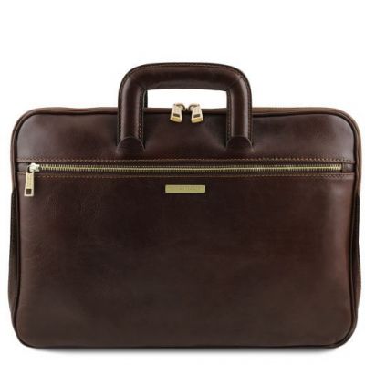 Tuscany Leather Caserta Black Document Leather briefcase #2